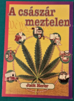 Old advertising postcard, Jack Herer's book The Emperor is Naked