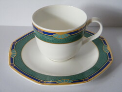 Art deco style savona hutschenreuther bone china porcelain coffee cup with saucer