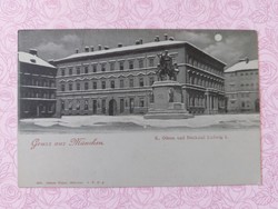 Old postcard Munich photo postcard