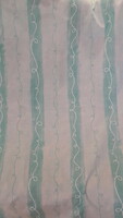 Green curtain, pair of blackout curtains (l3427)