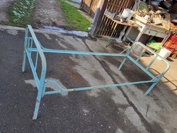 100-year-old wrought iron single bed frame