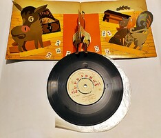 The musicians from Bremen Czech fairy tale single with 3d cover vinyl supraphon