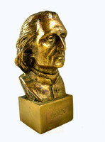 Franz Liszt ... Marked specific gravity copper bust