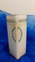 Régi festett üveg váza Medveczky