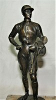 Zsoké - Bronz szobor márvány talpon