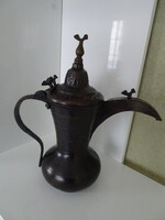 Antik bronz oszmán közel-keleti  arab kávéskanna