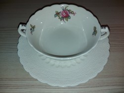 English copeland spode porcelain soup cup + base (2)