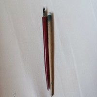 Antik fa tus szárak, toll 2 db - vintage