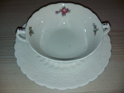 English copeland spode porcelain soup cup + base (6)