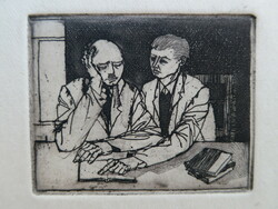 István Gyúró (1939-2021): recruitment, social real etching