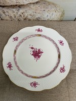 Herend Appony patterned porcelain offering, cake plate a39