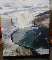 Poszter 11.: Columbia gleccser, Alaszka (fotó; jég)
