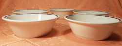 1 Ft-ról! 5 darab Alföldi Porcelán leveses/főzelékes tányér 18 cm x 6 cm