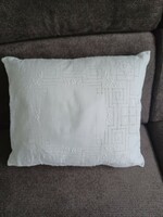 Decorative cushion white azure