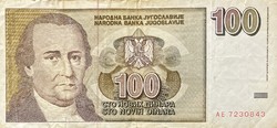 100 Dinara (Jugoszlávia ,1996)