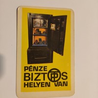 OTP card calendar 1977