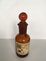 Antique medicine bottle from 1947, from Vilmos' pharmacy in Sárvár eőry