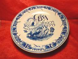 Dutch commemorative plate, decorative plate