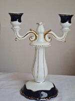 Zsolnay pompadour iii 3 candle holders 2 branches