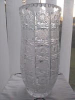 Bohémia ólom kristály váza, 3,2 kg!
