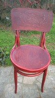 1900-as évek eleje- thonet szék jelz. nyomott mintás-virágtartónak, dekorációs célra,kirakatba