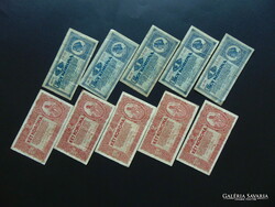 5 Pieces 1 crown 1920 - 5 pieces with stars 2 crowns 1920 lot!