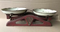 Old rare kitchen scale with two pans