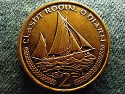 Man-sziget II. Erzsébet 2 penny 2002 PM (id73084)