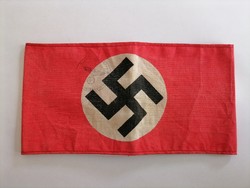 Náci, horogkeresztes NSDAP karszalag - SS pecsét