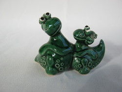 Ceramic dragon couple