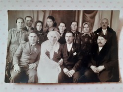 Old wedding group photo by werner antal photographer Battonya photograph