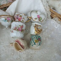 6 Pcs. Miniature porcelain collector's pieces