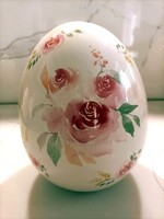 Nagy rózsás húsvéti tojás