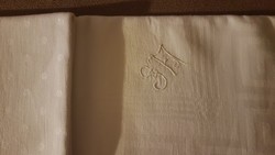 150 X 130 cm white damask tablecloth