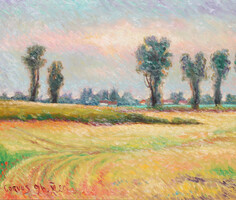 Early Robert Corvus: landscape with a yellowing field