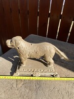 Cast iron nutcracker dog