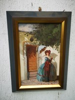 Bernáth ilma painting of good quality with good colors in good condition