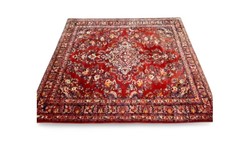 SZ1341 Antik Baktiari perzsaszőnyeg 323x270cm Rikaság