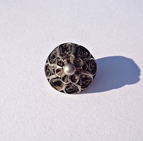 13 Latos antique silver button