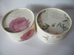 Vintage angol Bronnley peony (bazsarózsa) és rózsa testpúder, hintőpor 2 db (kotima részere)