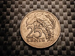 Trinidad és Tobago 25 cent, 1980