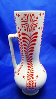 Porcelain vase with handles designed by Géza Zsolnay Nikelszky