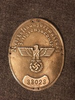 WW2  Reichsfinanzverwaltung-Zollgrenzschutz Armelschild -Customs Border Protection Shield