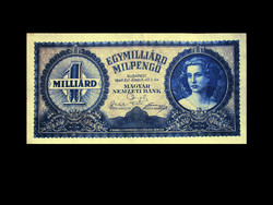 EGYMILLIÁRD MILPENGŐ - 1946.06.03 - Hiperinflációs bankjegy!