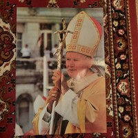 Large size ii. Picture of Pope John Paul /38.5 x 55 cm/
