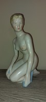 Extremely rare Aquincum body painted kneeling female nude