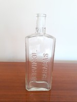 Régi patikai palack üveg Nervinol Barabás gyógyszertári üveg