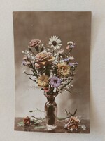 Old floral postcard 1912 postcard