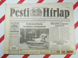 Régi retro újság napilap - Pesti Hírlap - 1991. július 4. - Születésnapra ajándékba