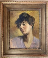 Bertalan Karlovszky--female portrait /1858-1938/